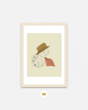 Elegant Hat Portrait