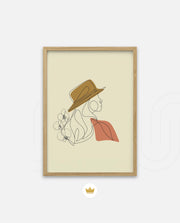 Elegant Hat Portrait