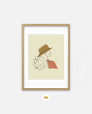 Elegant Hat Portrait