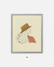Elegant Hat Portrait
