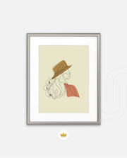 Elegant Hat Portrait