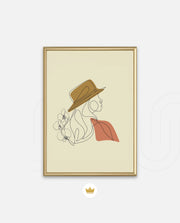 Elegant Hat Portrait