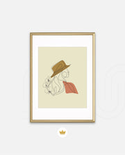 Elegant Hat Portrait