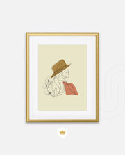 Elegant Hat Portrait