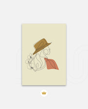 Elegant Hat Portrait
