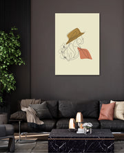Elegant Hat Portrait