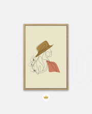 Elegant Hat Portrait