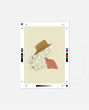 Elegant Hat Portrait