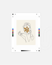 Floral Face Line