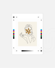 Floral Face Line
