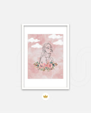 Floral Sky Face