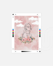Floral Sky Face