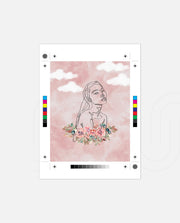 Floral Sky Face