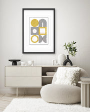 Gold Geometric Art