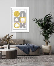 Gold Geometric Art