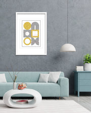 Gold Geometric Art