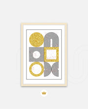 Gold Geometric Art