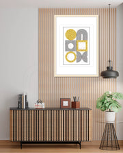 Gold Geometric Art