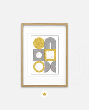 Gold Geometric Art