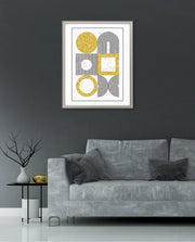 Gold Geometric Art