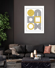 Gold Geometric Art