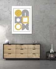 Gold Geometric Art