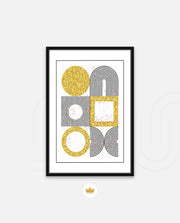 Gold Geometric Art