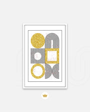 Gold Geometric Art