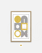 Gold Geometric Art