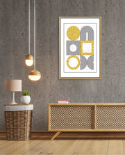Gold Geometric Art