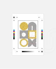 Gold Geometric Art