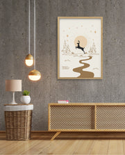 Magic Deer Landscape