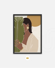 Tropical Silhouette Portrait