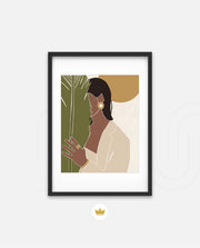Tropical Silhouette Portrait