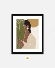 Tropical Silhouette Portrait