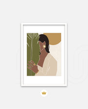 Tropical Silhouette Portrait