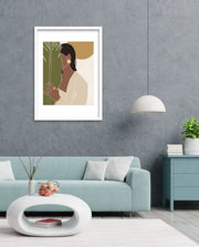 Tropical Silhouette Portrait