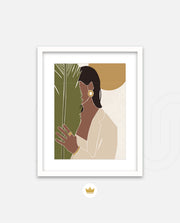 Tropical Silhouette Portrait