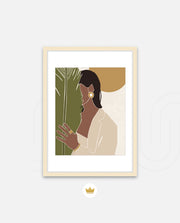 Tropical Silhouette Portrait