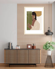 Tropical Silhouette Portrait