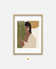 Tropical Silhouette Portrait