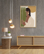 Tropical Silhouette Portrait