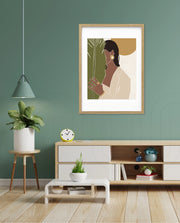 Tropical Silhouette Portrait