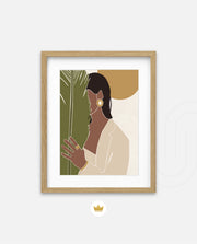 Tropical Silhouette Portrait