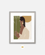 Tropical Silhouette Portrait