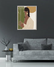 Tropical Silhouette Portrait
