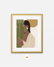 Tropical Silhouette Portrait