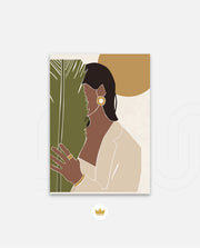 Tropical Silhouette Portrait
