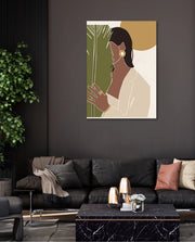 Tropical Silhouette Portrait