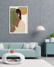 Tropical Silhouette Portrait